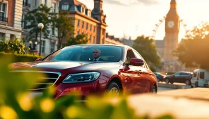 Experience premium comfort with a london chauffeur service in a luxury sedan.